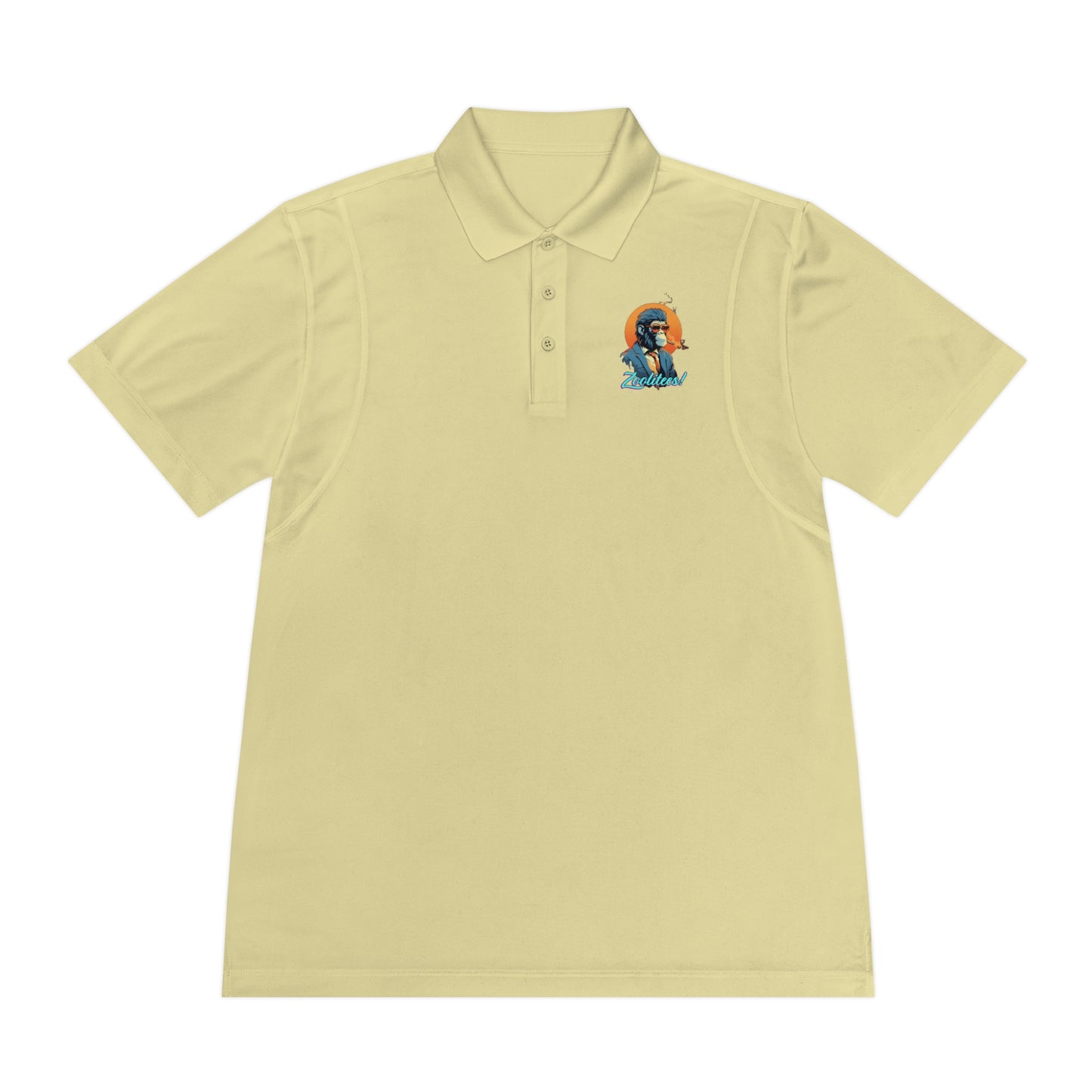 Smoking Monkey Pendant Polo Shirt