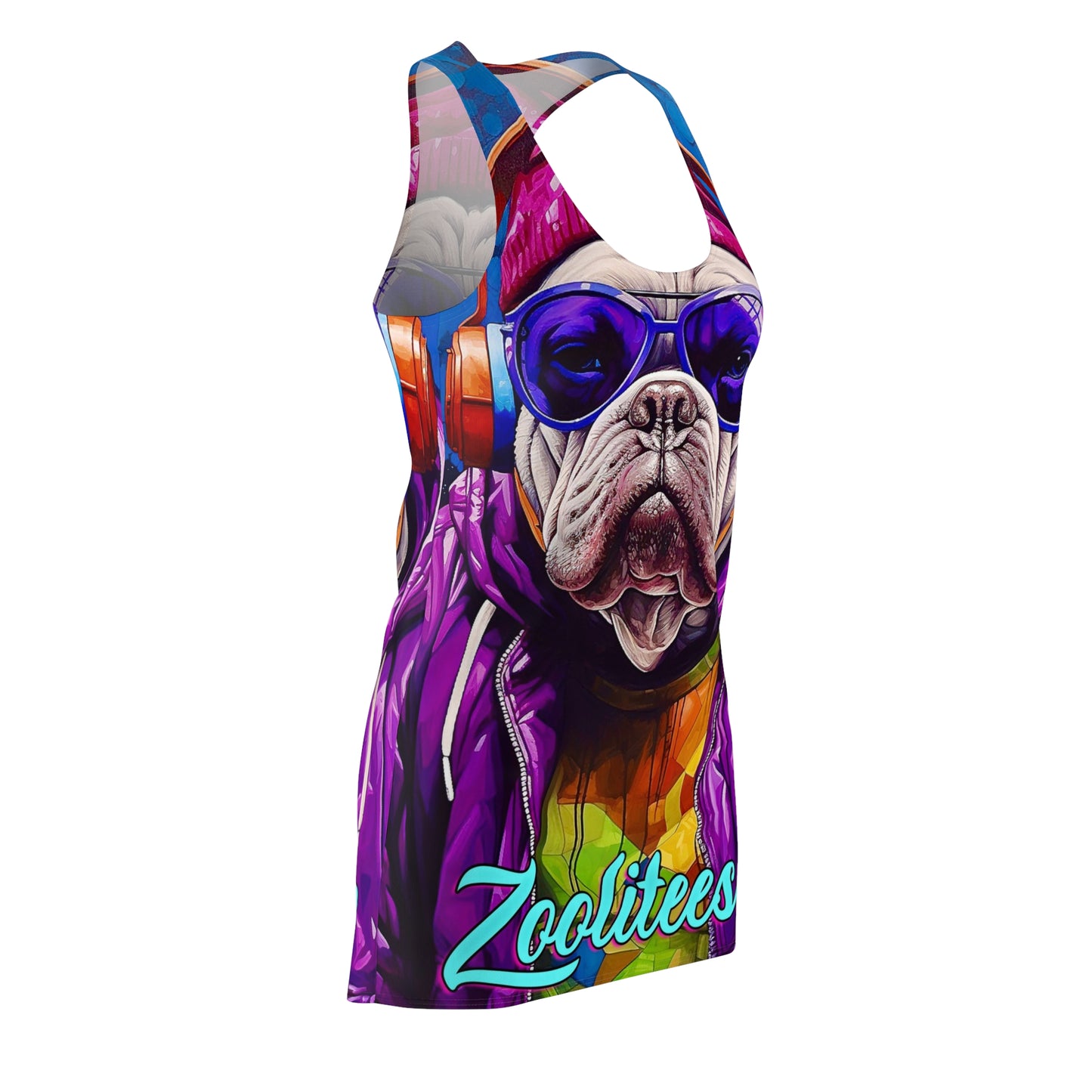 Hip-Hop English Bulldog Women's Dress