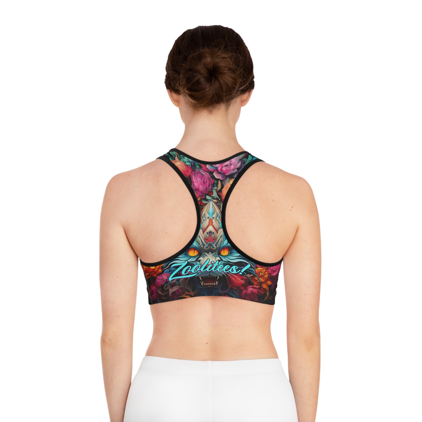 Cat Power Sports Bra (AOP)