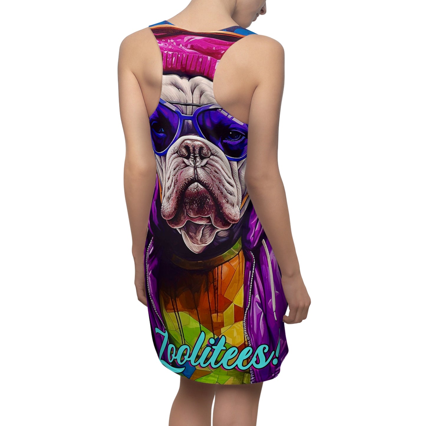 Hip-Hop English Bulldog Women's Dress