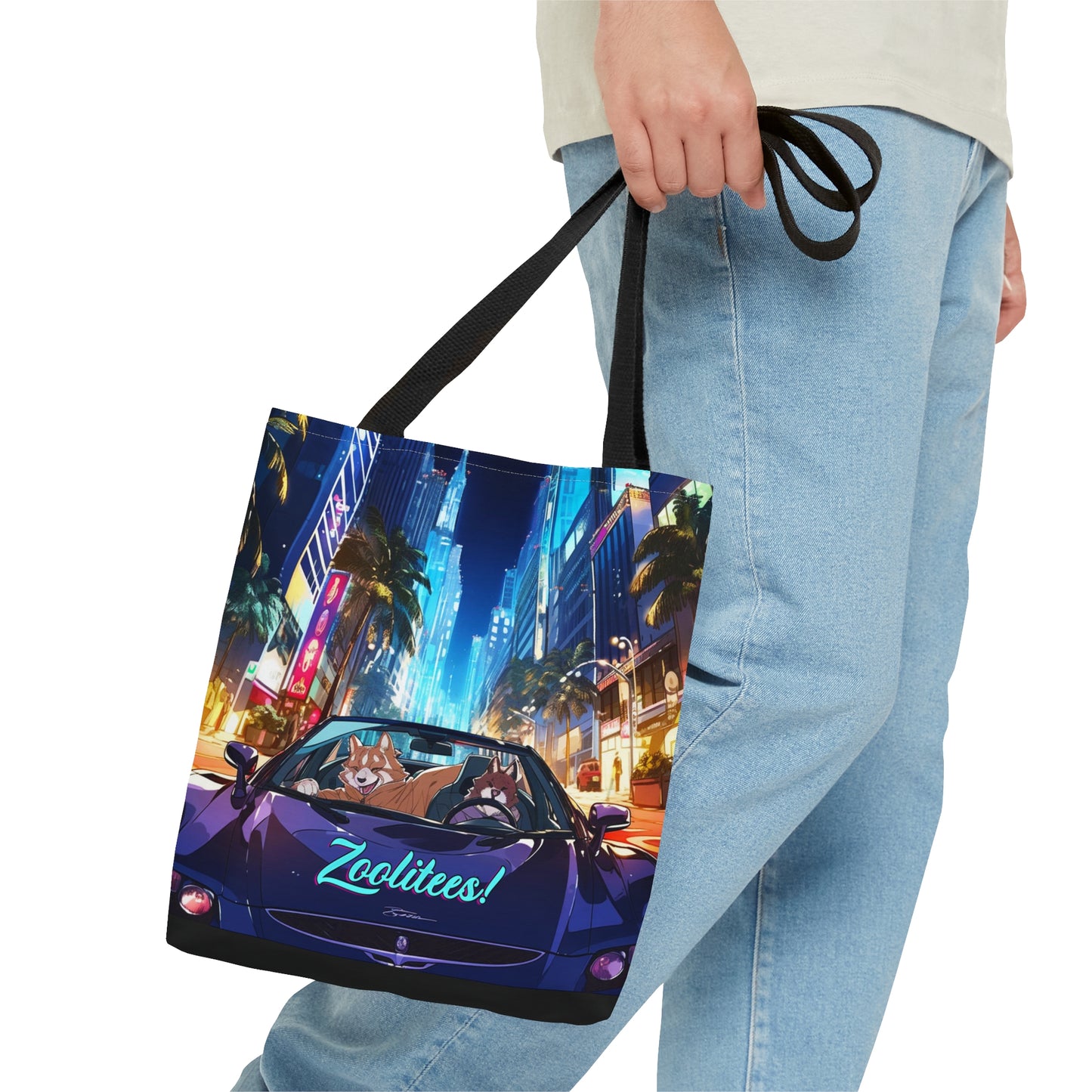 Zoolitees Cat City Drvin' Tote Bag