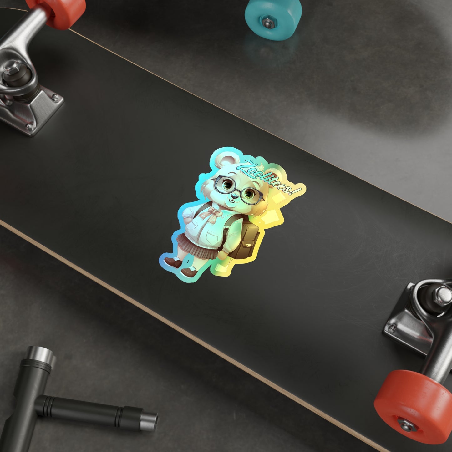 Schoolie Holographic Die-cut Stickers