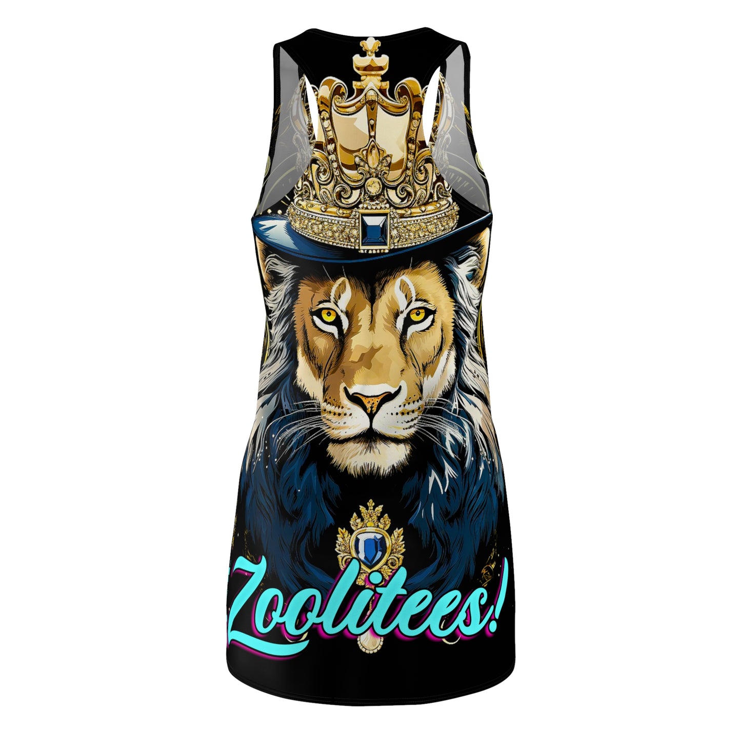 Crown Lion 2 Women's Cut & Sew Racerback Dress