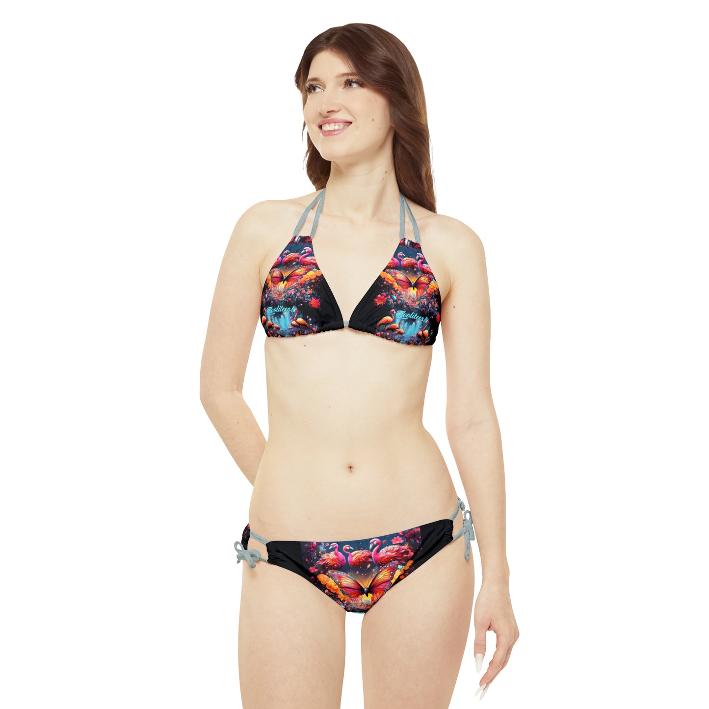 Butterfly Flamingo Bikini Set