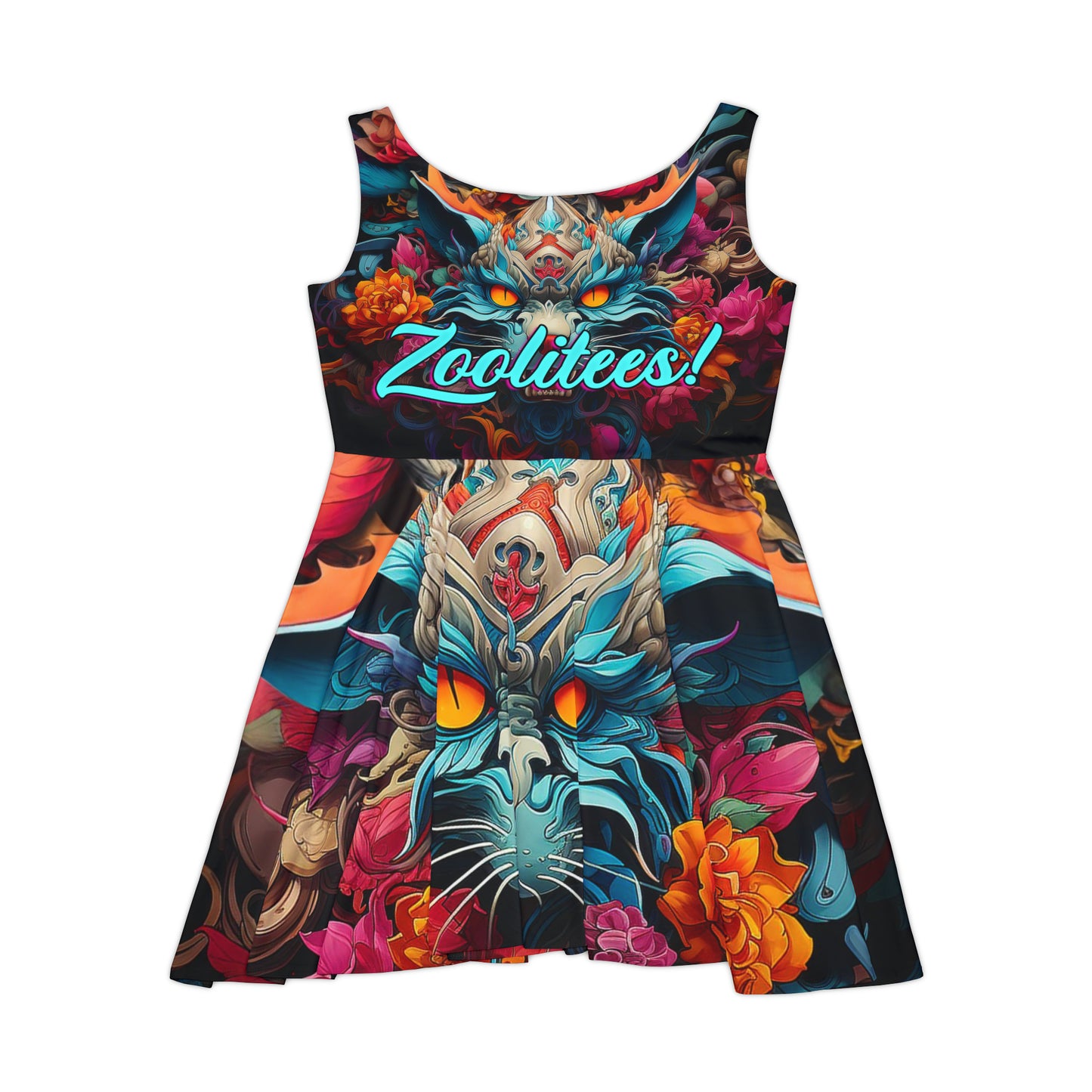 Wild Cat Women's Skater Dress