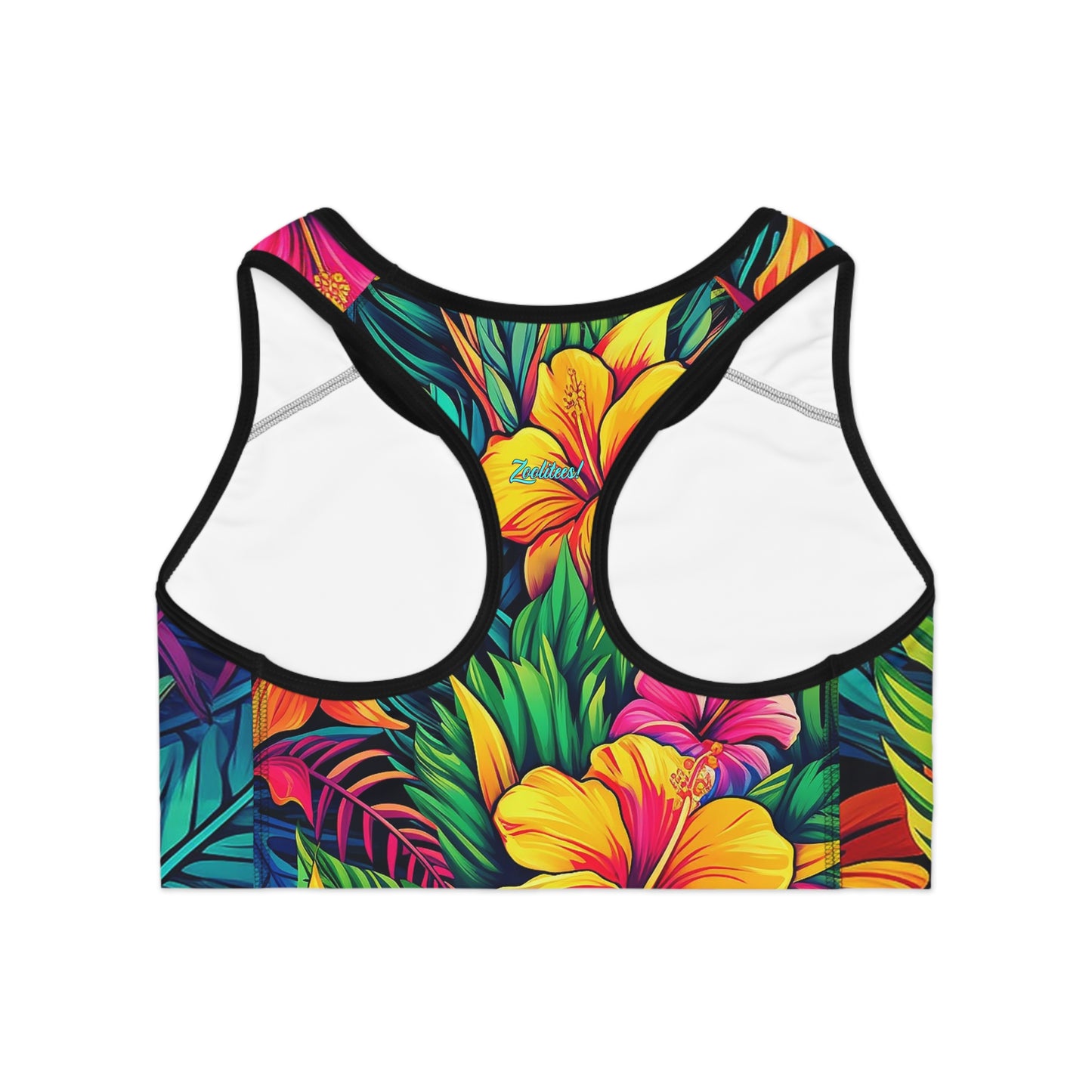 Tropical Sports Bra (AOP)