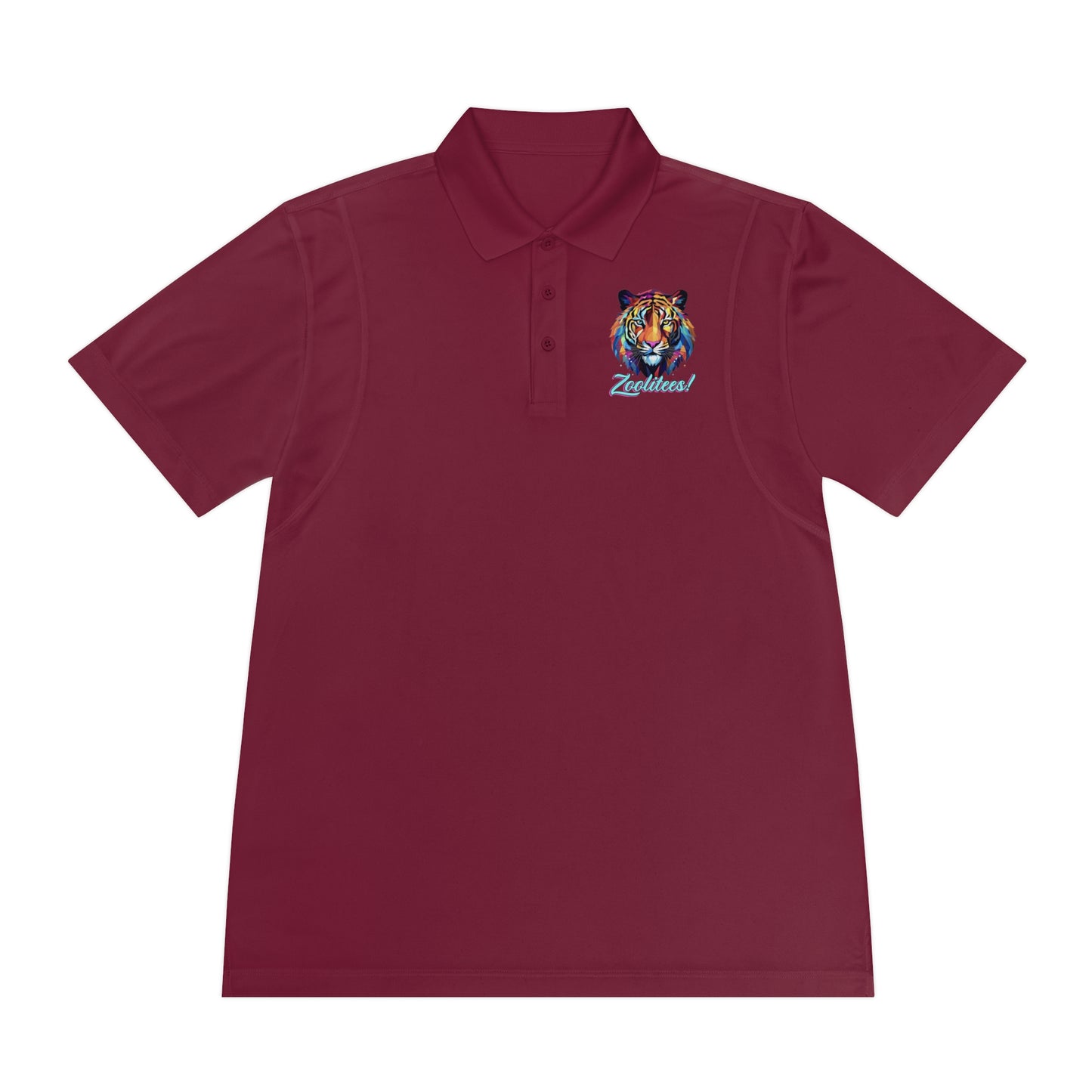 Lion Art Deco Logo Men's Sport Polo Shirt