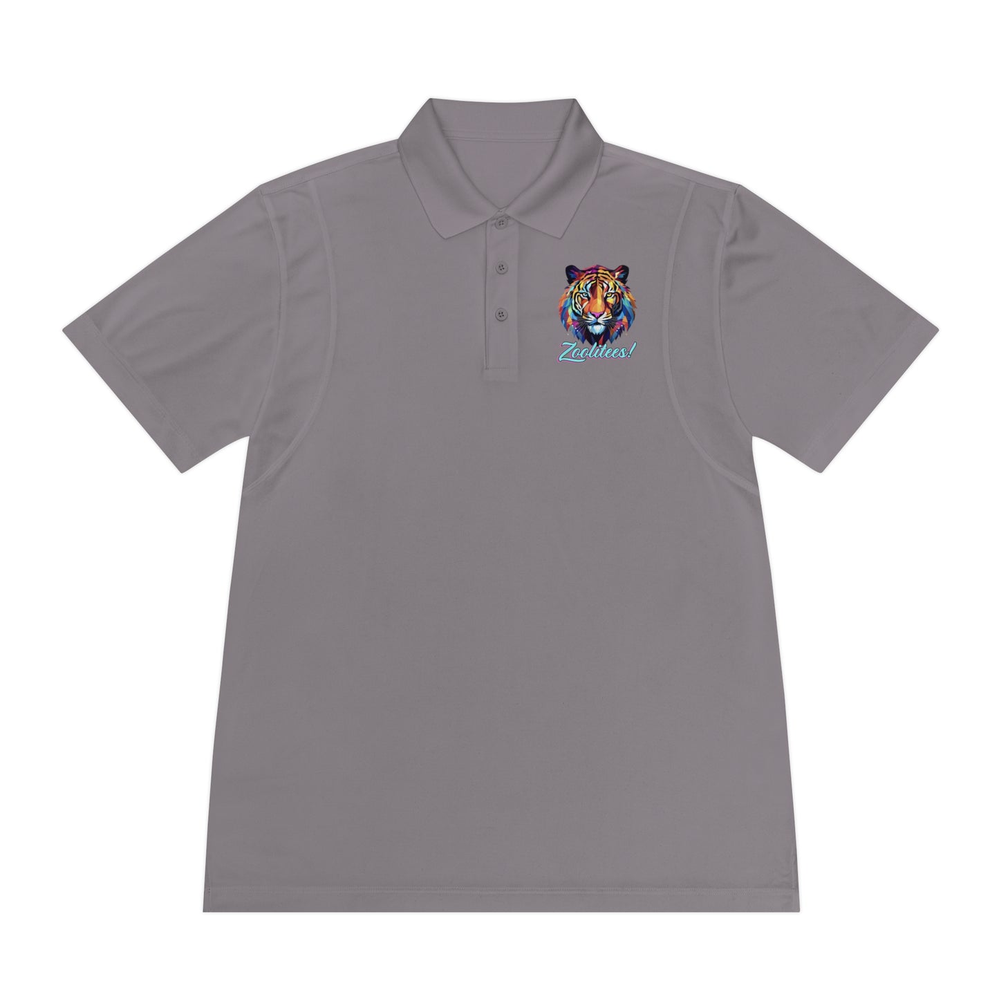 Lion Art Deco Logo Men's Sport Polo Shirt