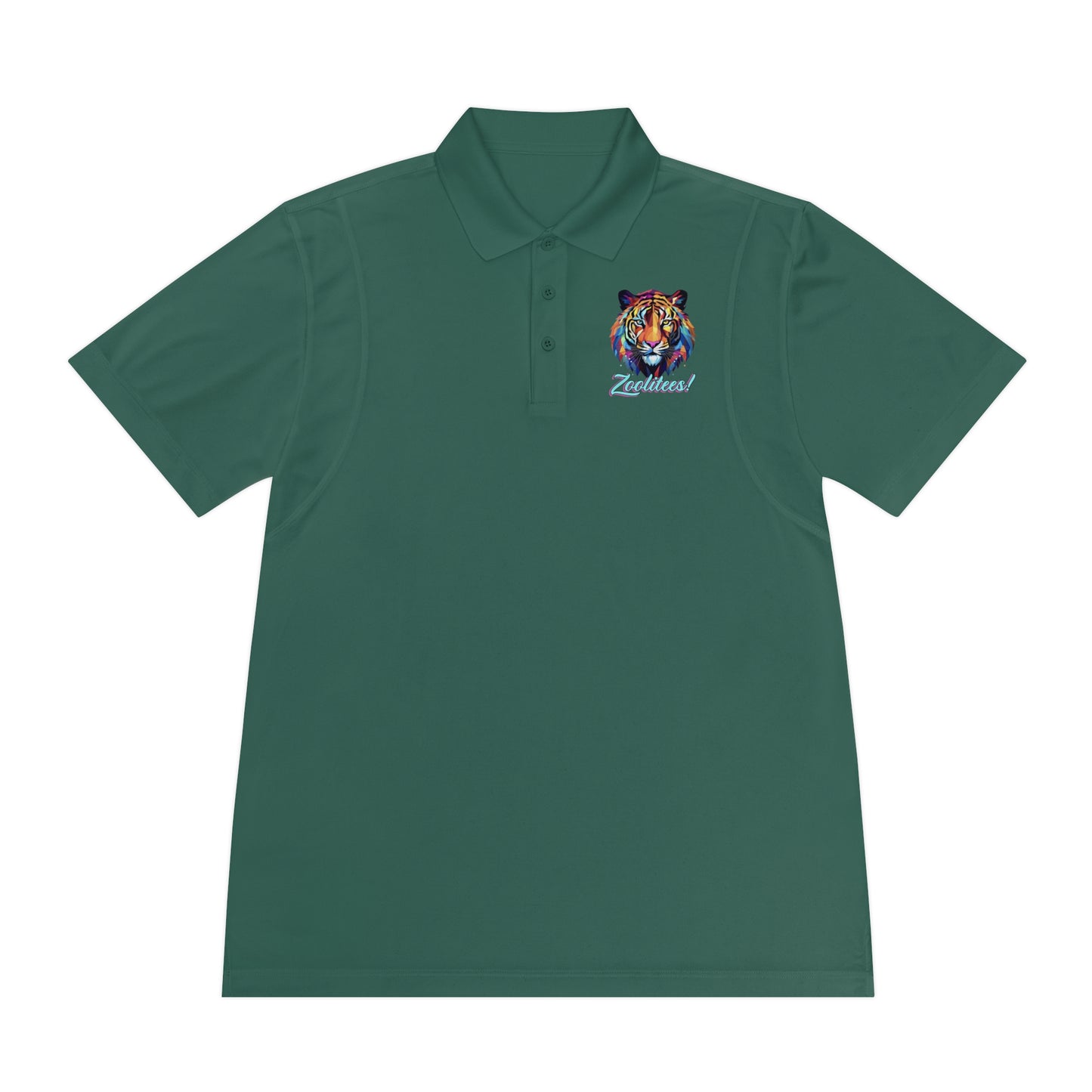 Lion Art Deco Logo Men's Sport Polo Shirt