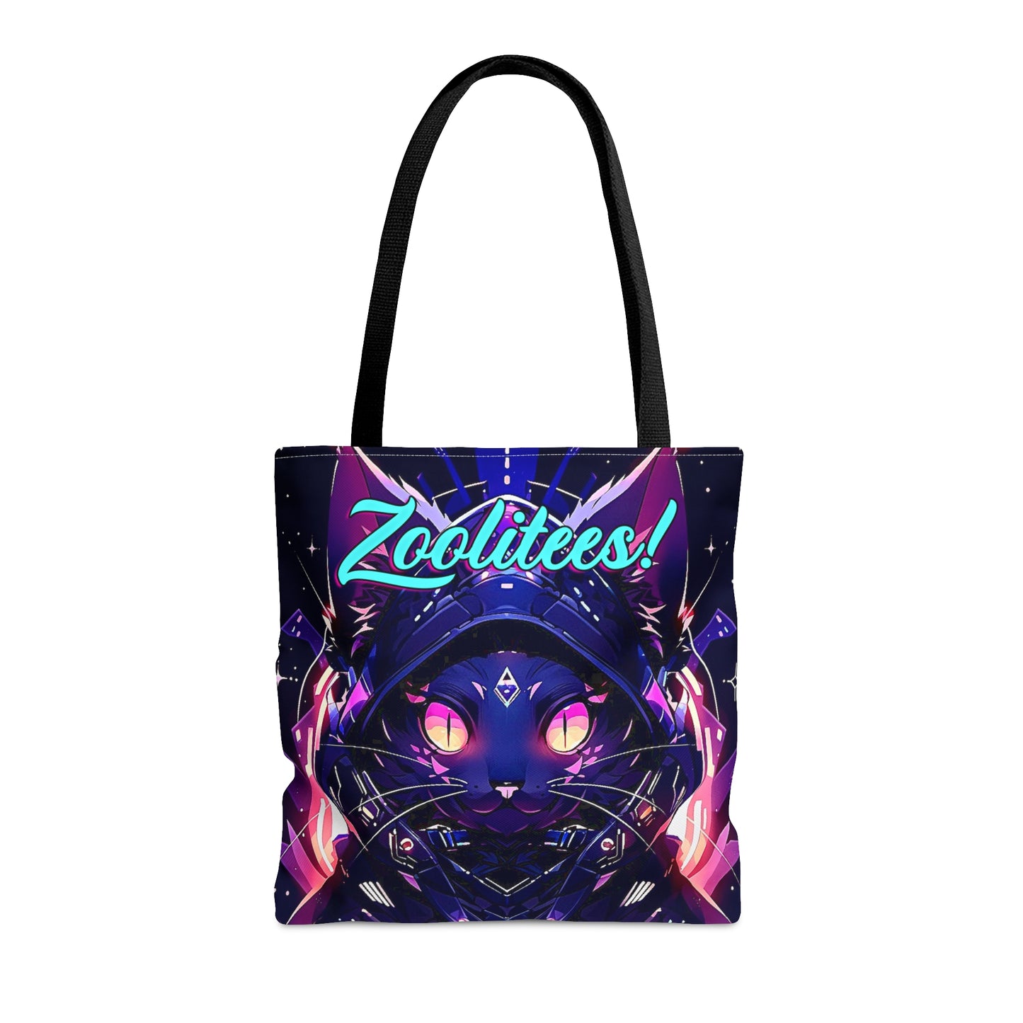 Cat Glow Tote Bag