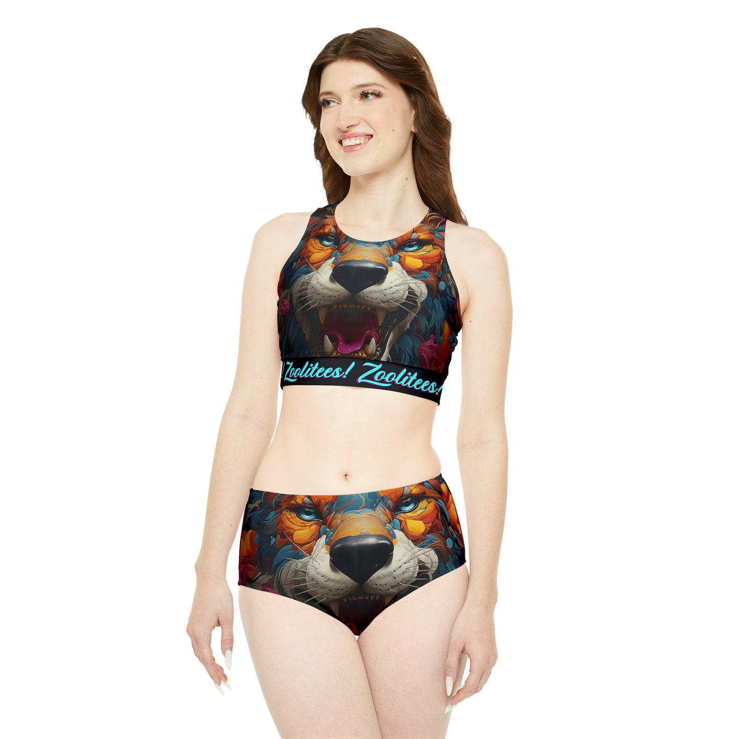 Tibetin Tiger Sporty Bikini Set