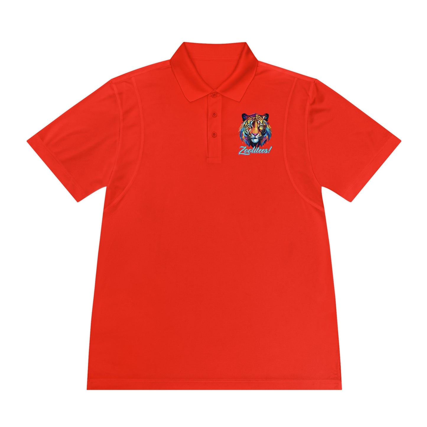 Lion Art Deco Logo Men's Sport Polo Shirt