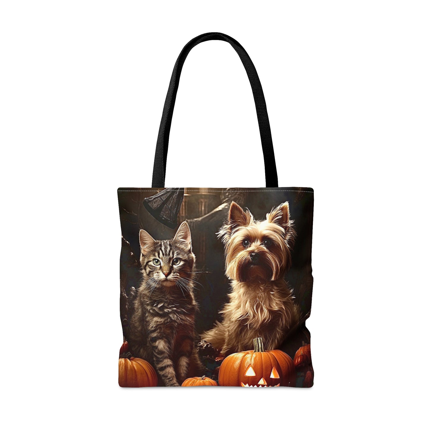 Cat & Dog Halloween Tote Bag