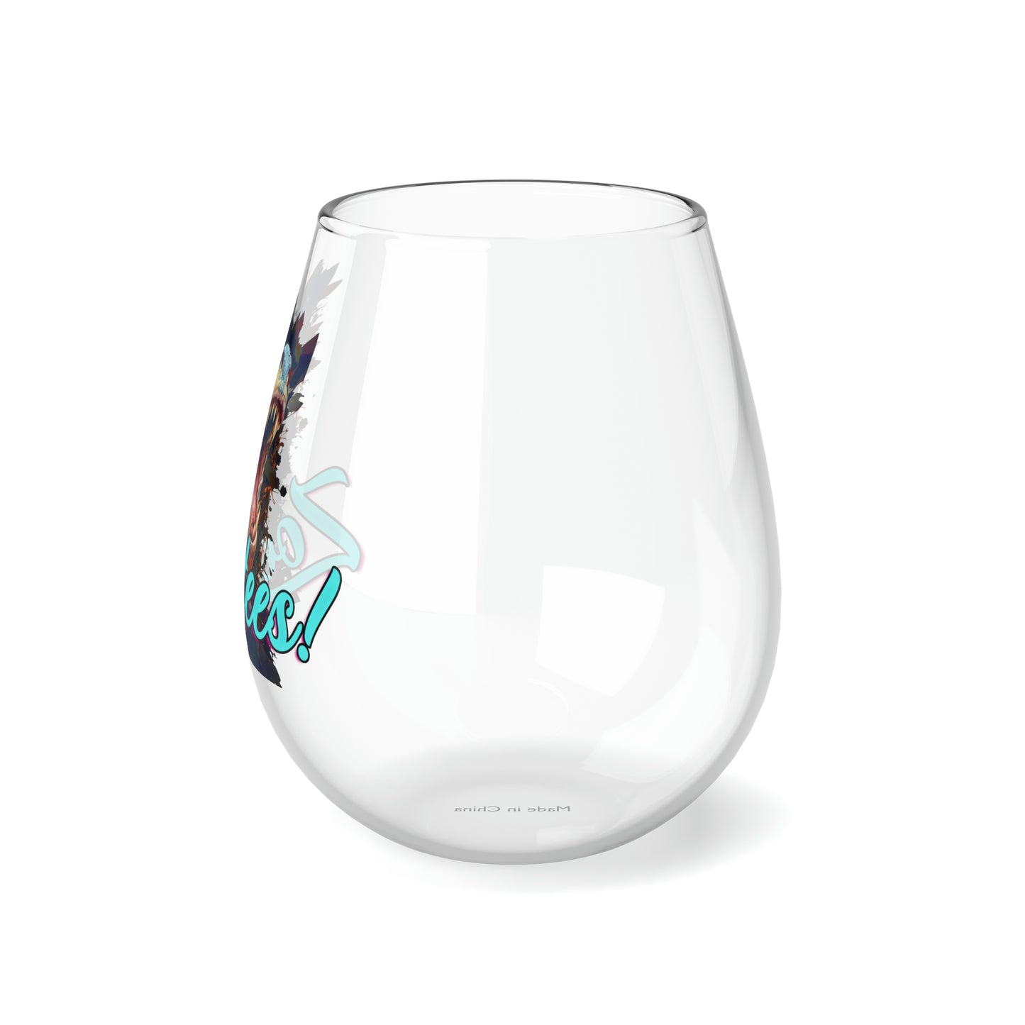 T-Rex Stemless Wine Glass, 11.75oz