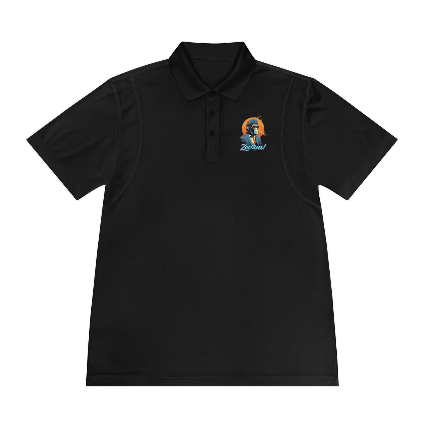 Smoking Monkey Pendant Polo Shirt