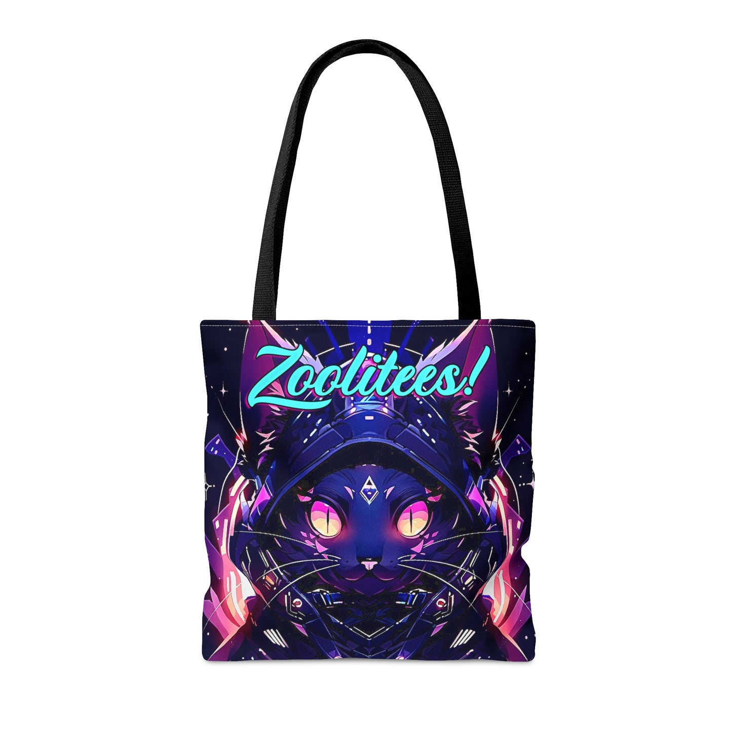 Cat Glow Tote Bag