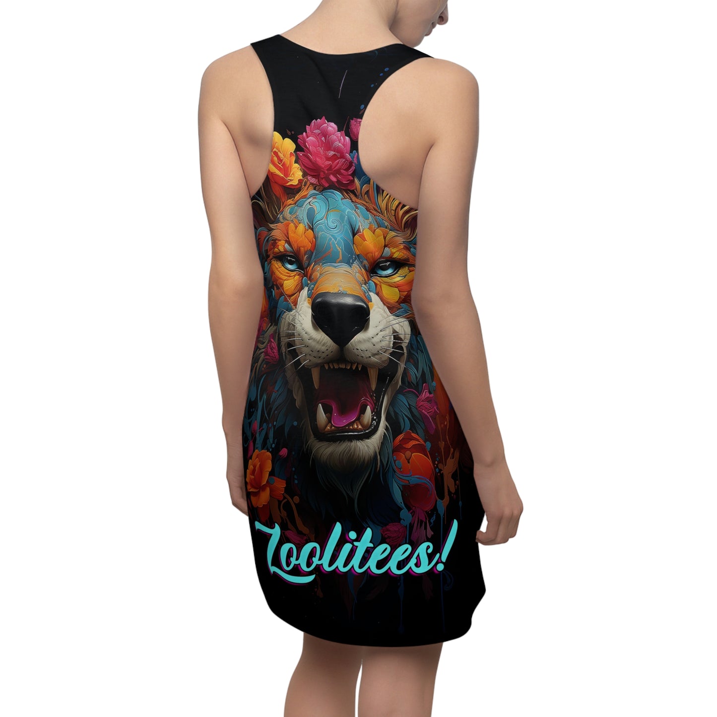 Tibetan Tiger Women's Cut & Sew Racerback Dress