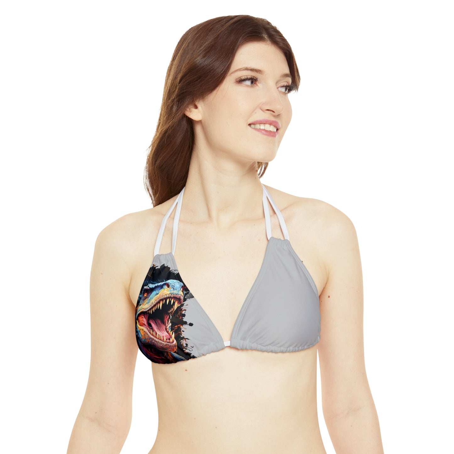 T-Rex Triangle Bikini Top