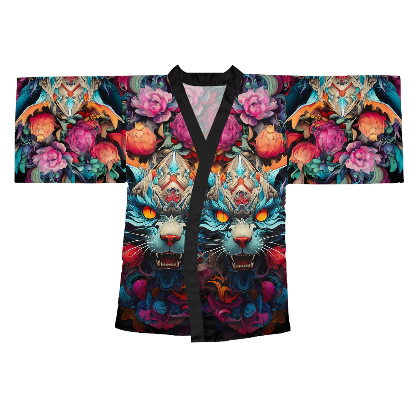 Wildcat Long Sleeve Kimono Robe