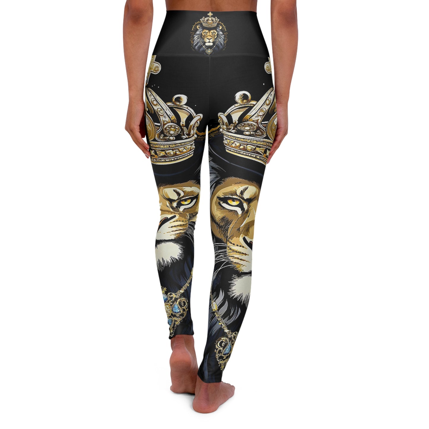 Crown Lion 1 High Waisted Yoga Leggings