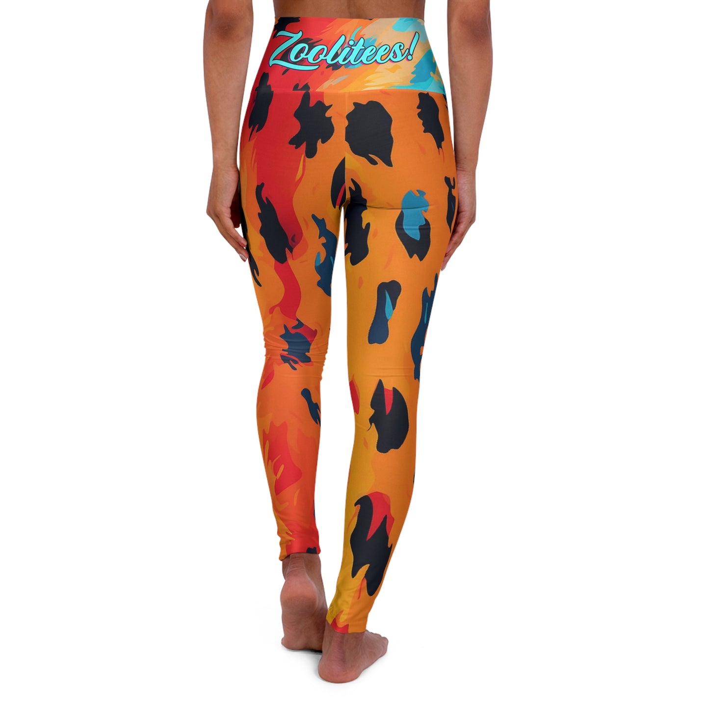 Zoolitees Leopard High Waisted Yoga Leggings (AOP)