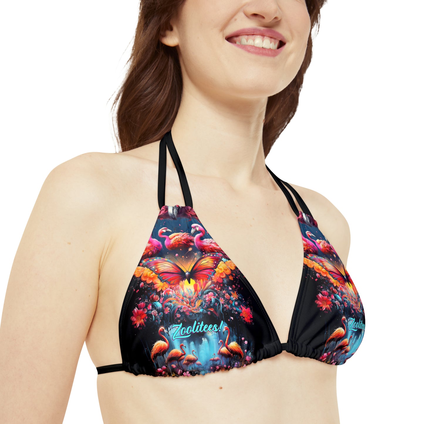 Butterfly Flamingo Bikini Set