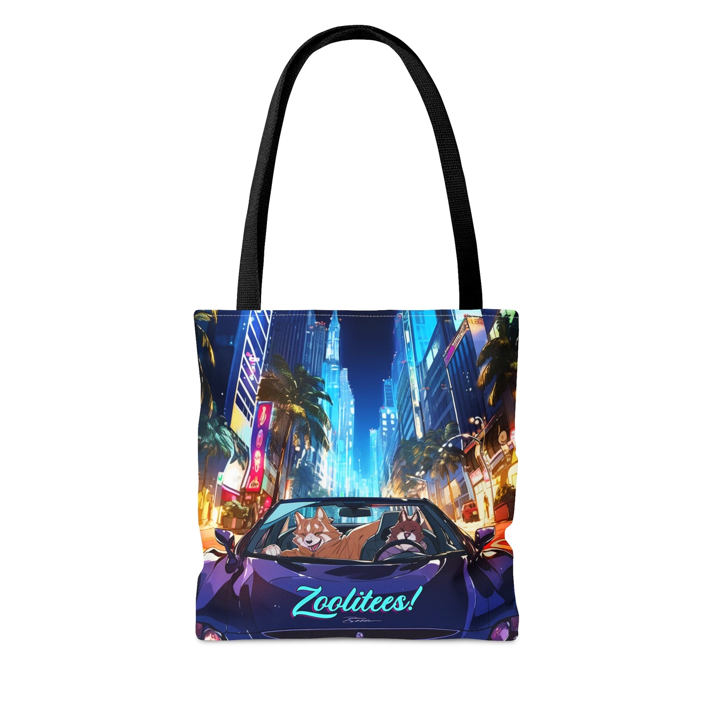 Zoolitees Cat City Drvin' Tote Bag