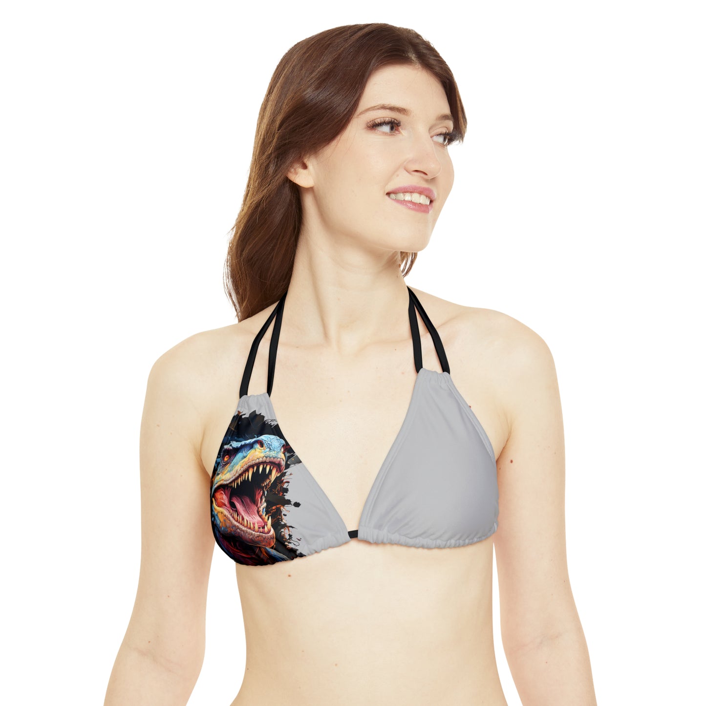 T-Rex Triangle Bikini Top