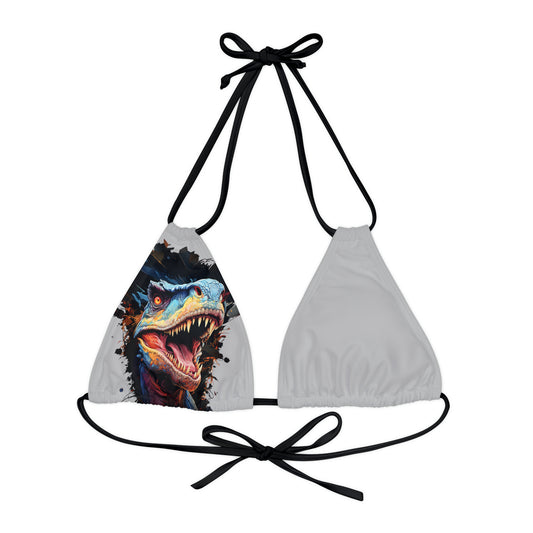 T-Rex Triangle Bikini Top