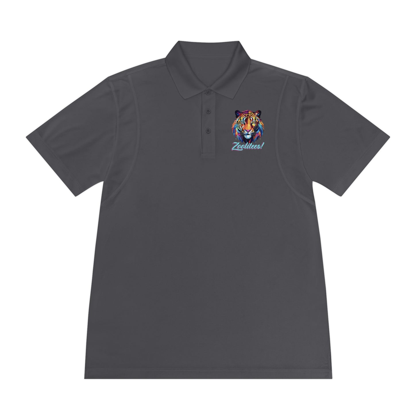 Lion Art Deco Logo Men's Sport Polo Shirt