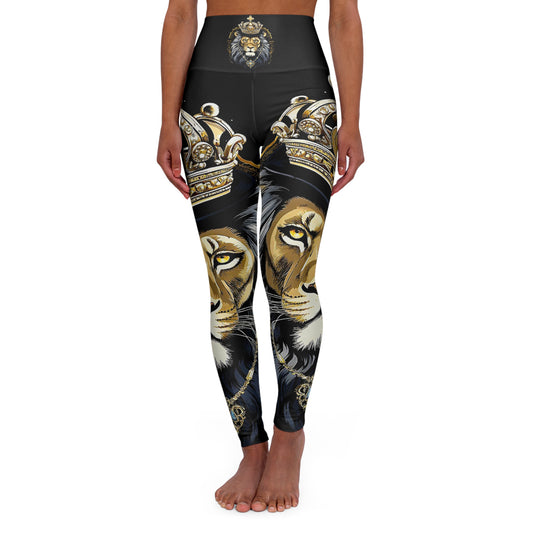 Crown Lion 1 High Waisted Yoga Leggings