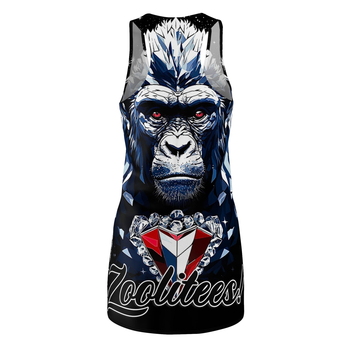 Liam the Gorilla Women's Cut & Sew Racerback Dress