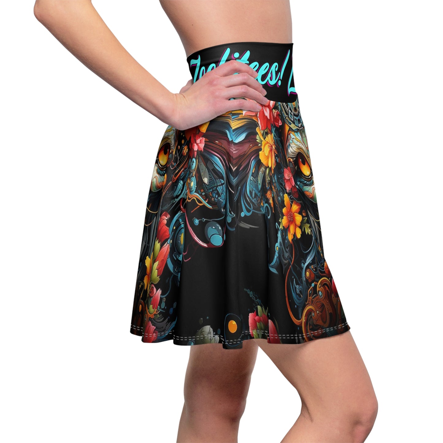 Focused Lion Women's Skater Skirt