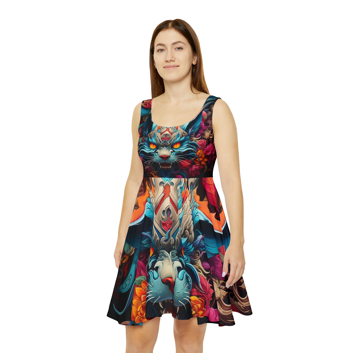 Wild Cat Women's Skater Dress