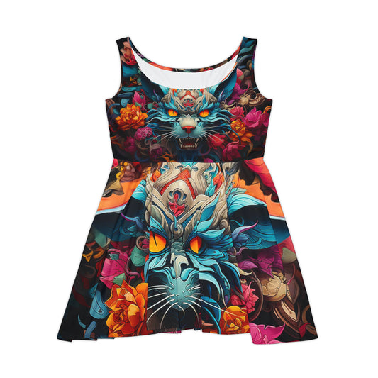 Wild Cat Women's Skater Dress