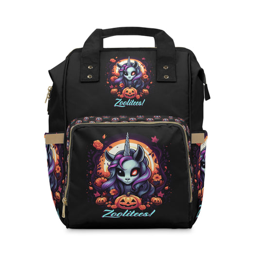 Halloween Unicorn Multifunctional Diaper Backpack