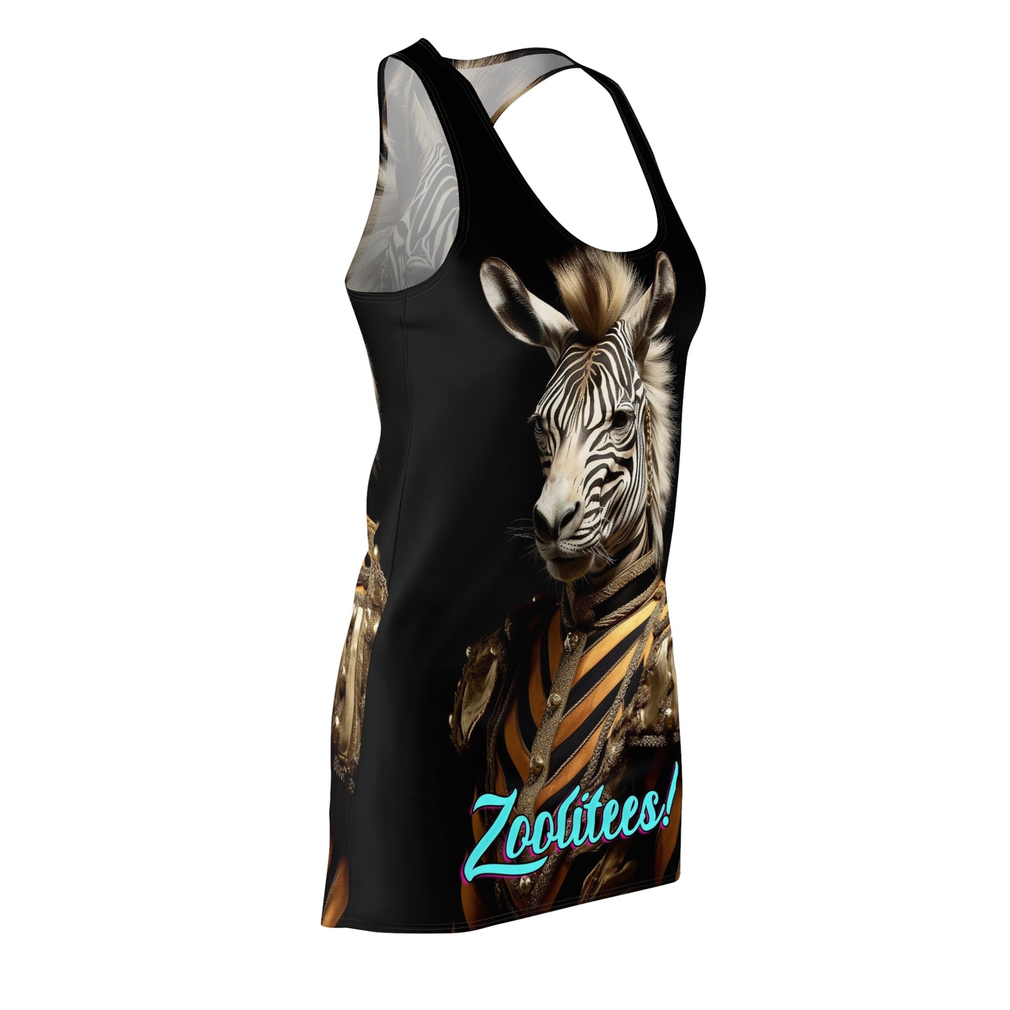 Prominent Zebra Women's Cut & Sew Racerback Dress