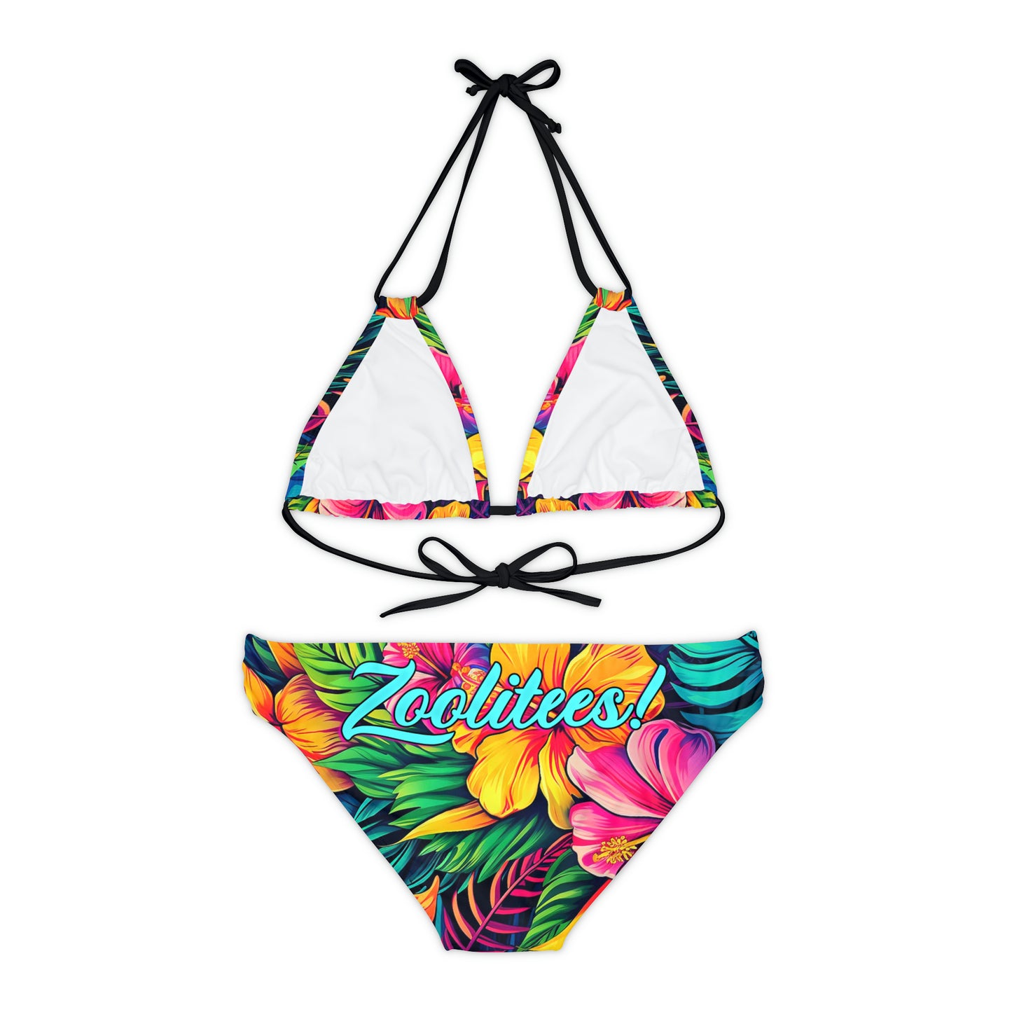 Strappy Bikini Set (AOP)