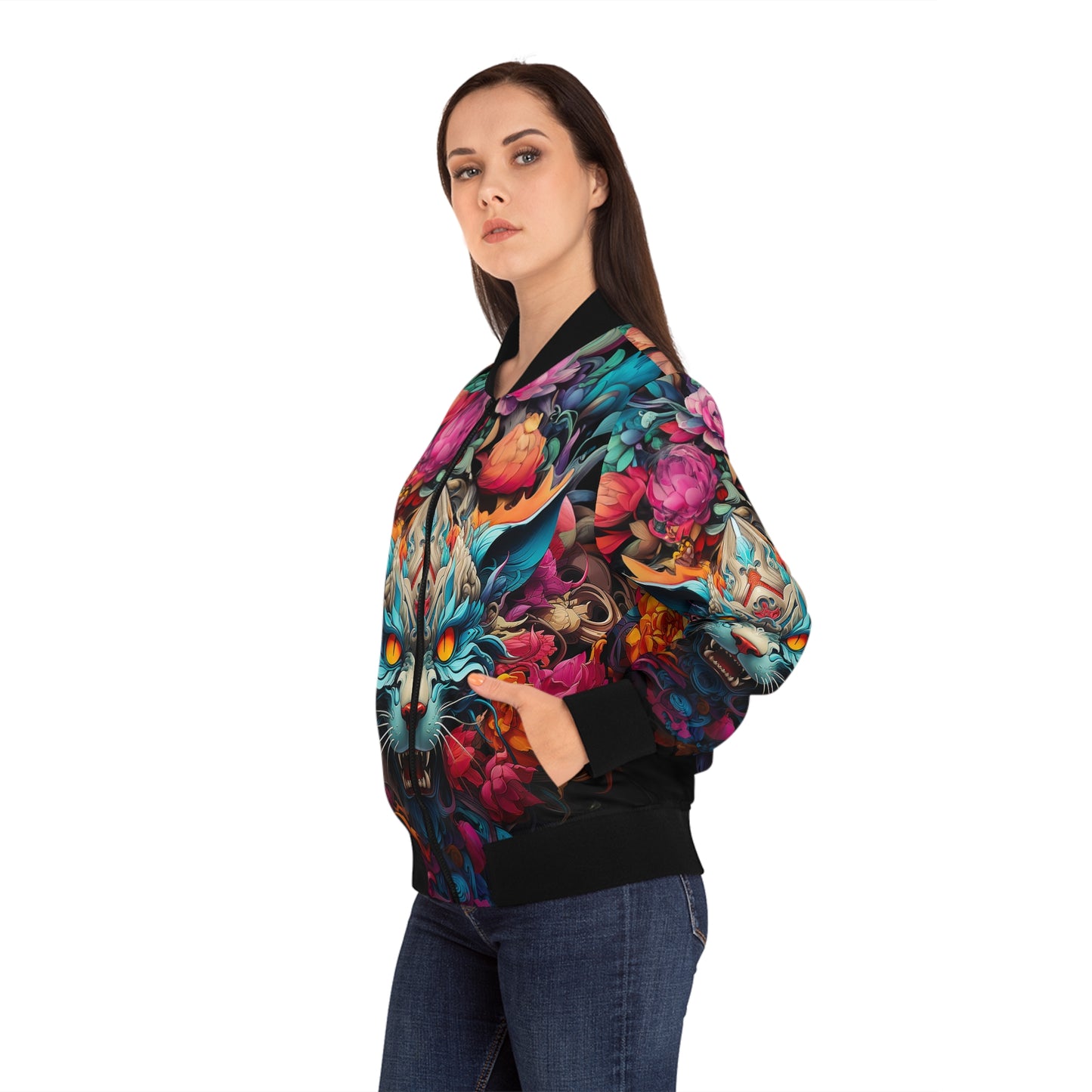 Women's Wild Cat Bomber Jacket