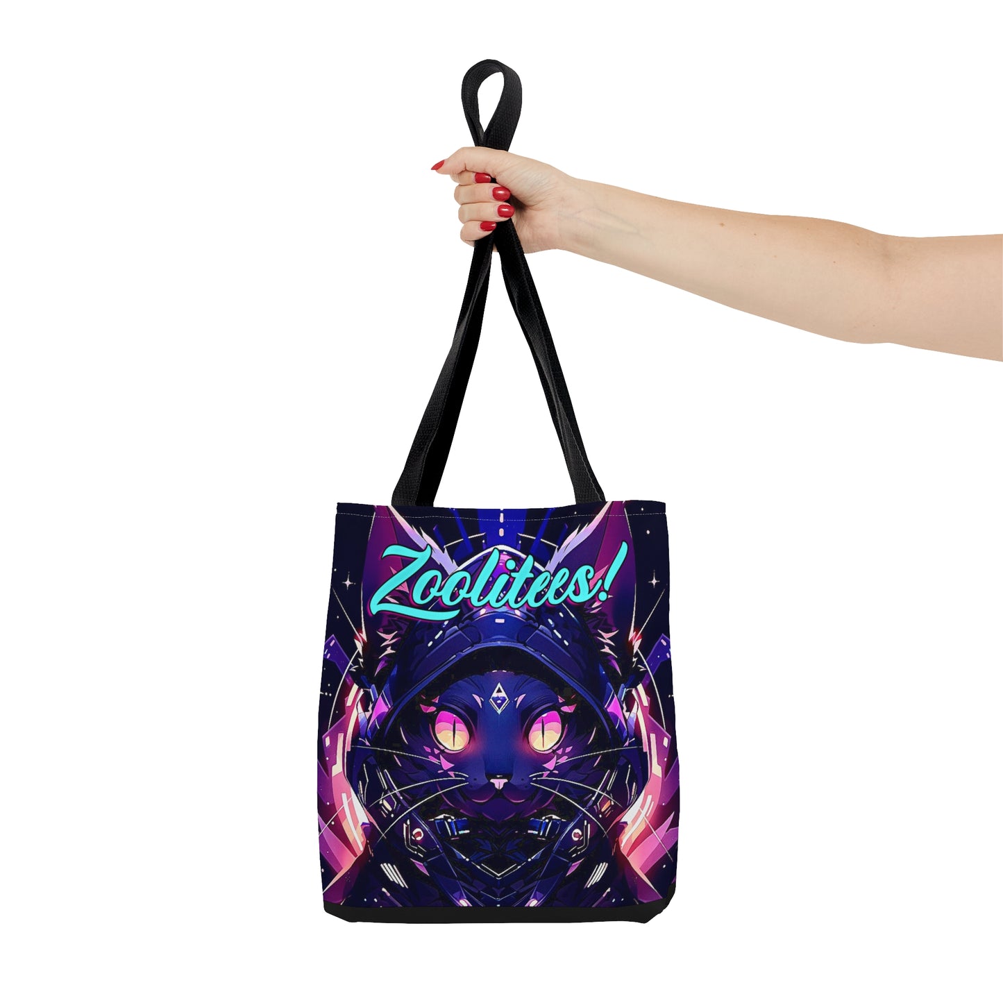 Cat Glow Tote Bag