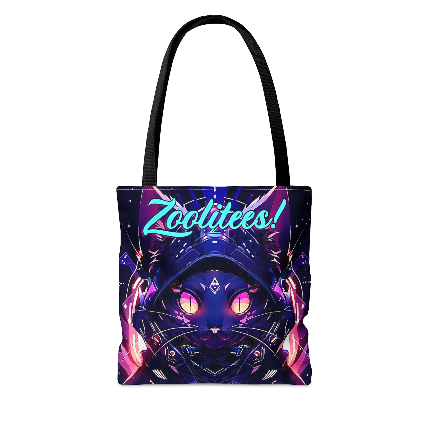 Cat Glow Tote Bag