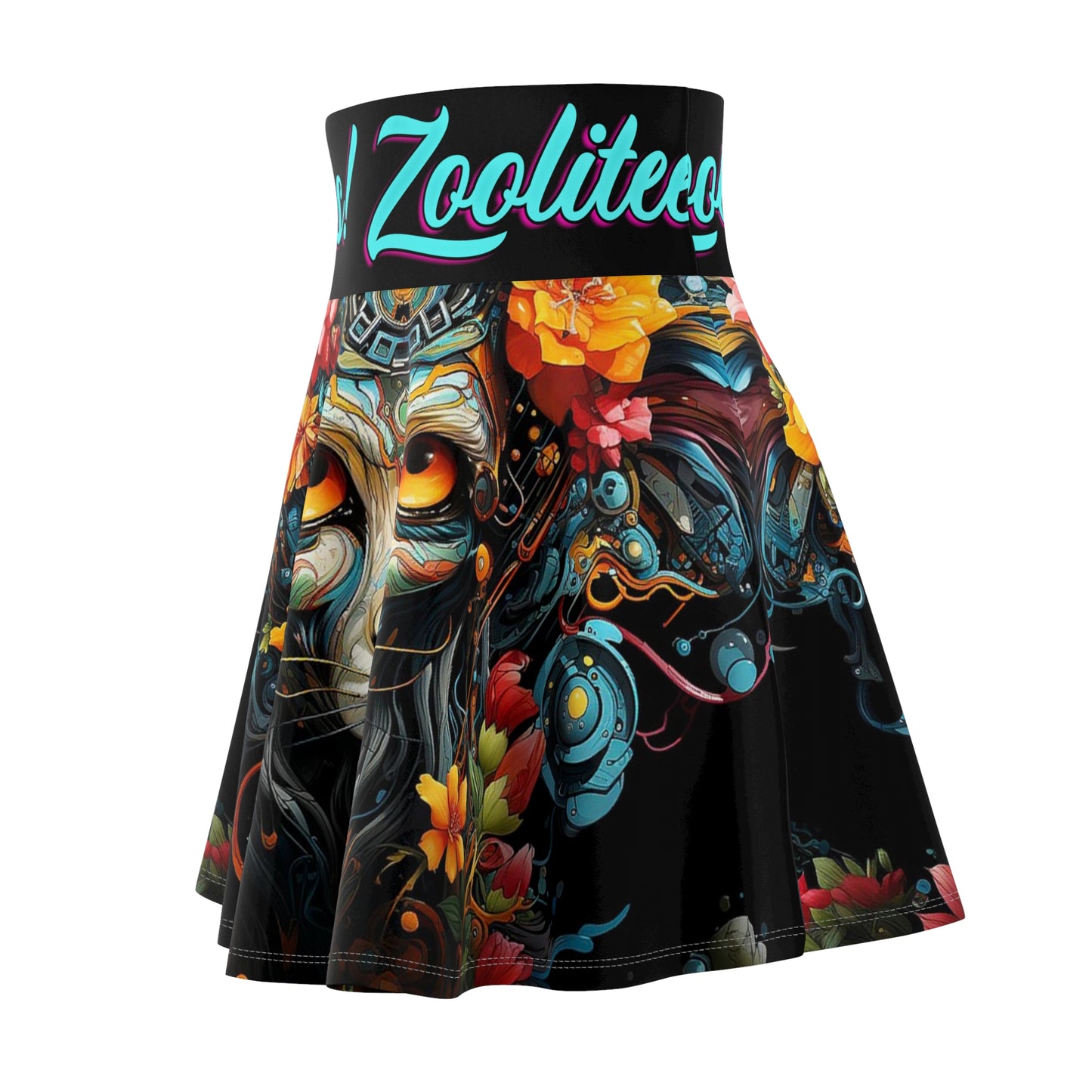 Focused Lion Women's Skater Skirt