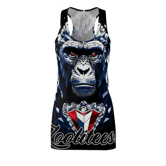 Liam the Gorilla Women's Cut & Sew Racerback Dress