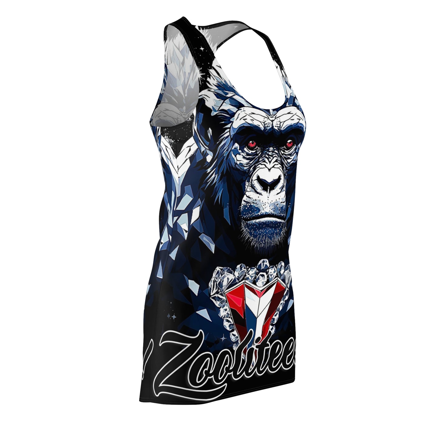 Liam the Gorilla Women's Cut & Sew Racerback Dress