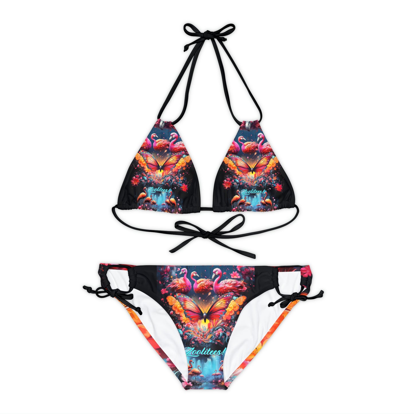 Butterfly Flamingo Bikini Set