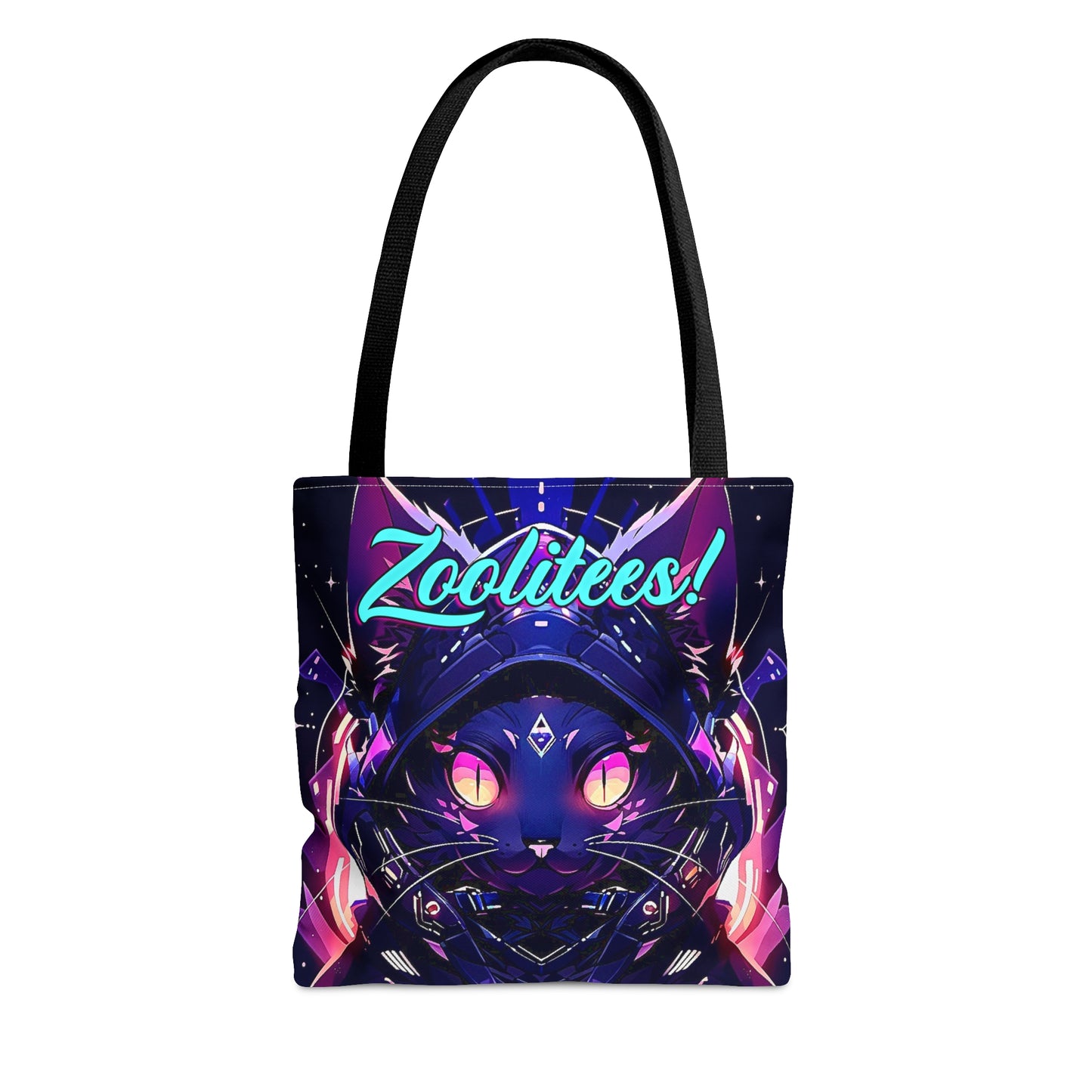 Cat Glow Tote Bag